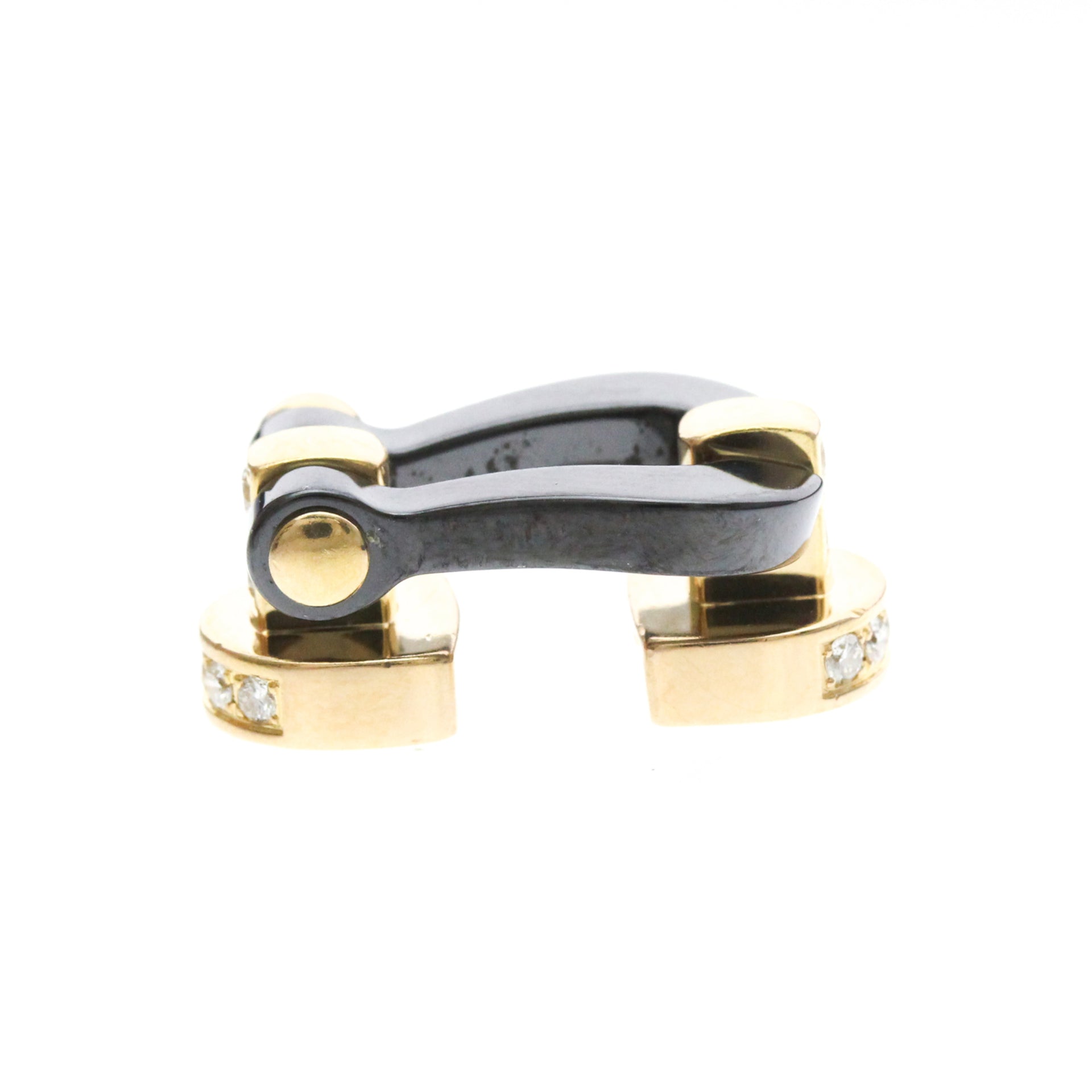 Fred Force 10 Long Sleeve Half Diamond Bracelet Pink Gold (18K) 15