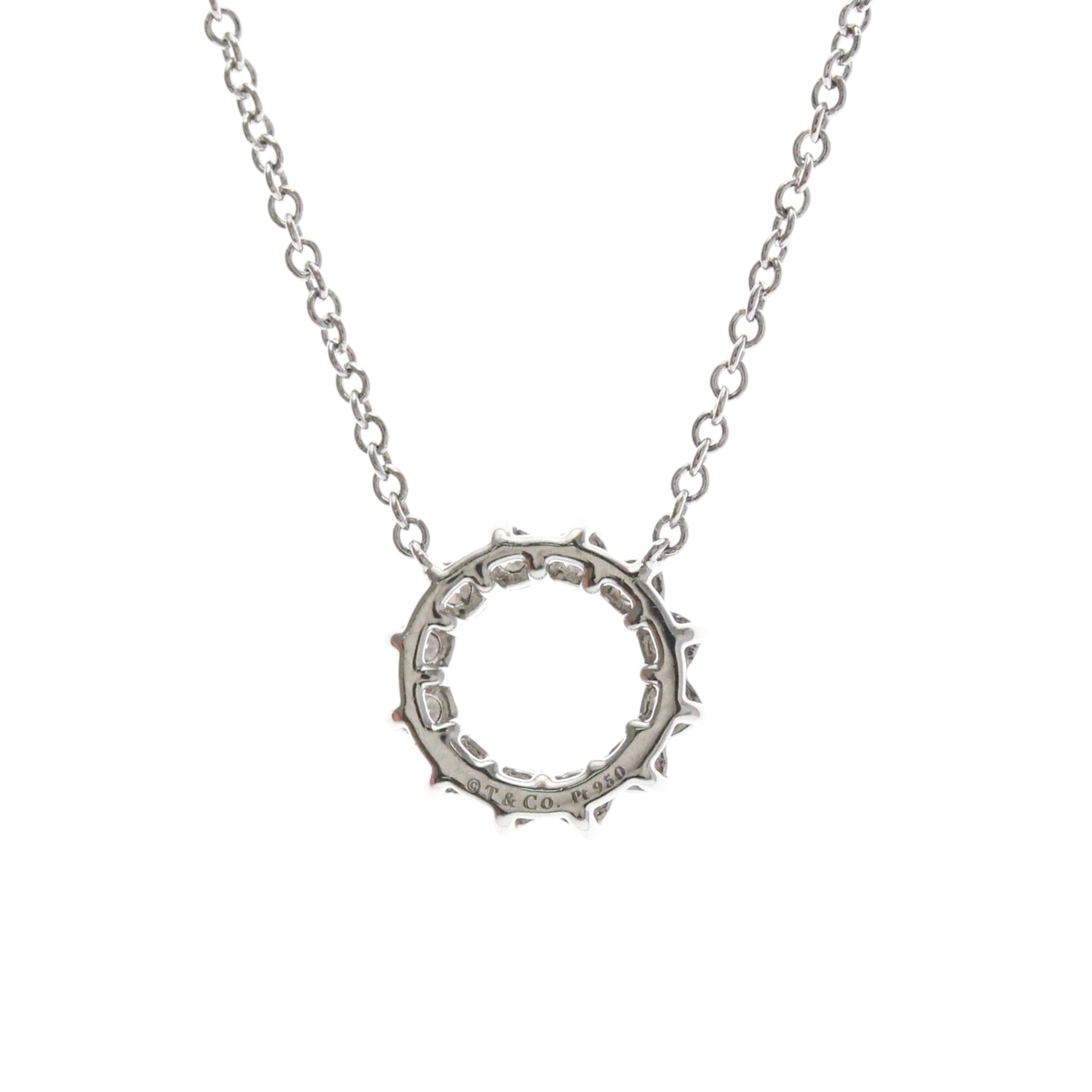 Collier Tiffany Open Circle Mini, platine et diamants 2