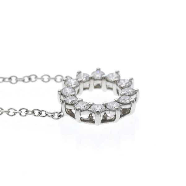 Collier Tiffany Open Circle Mini, platine et diamants 5