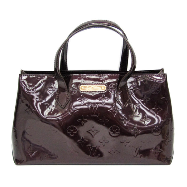 Louis Vuitton Monogram Vernis Wilshire PM M93641 Women's Handbag Amarante