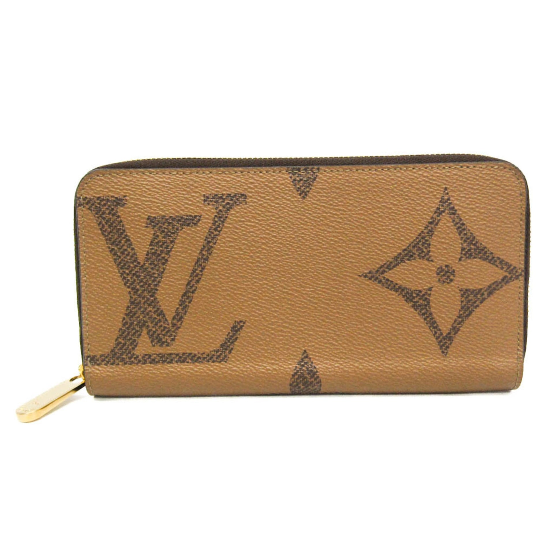 Louis Vuitton Monogram Reverse Zippy Wallet Monogram Giant M69353 Women's Monogram Reverse Wallet (bi-fold) Brown 1