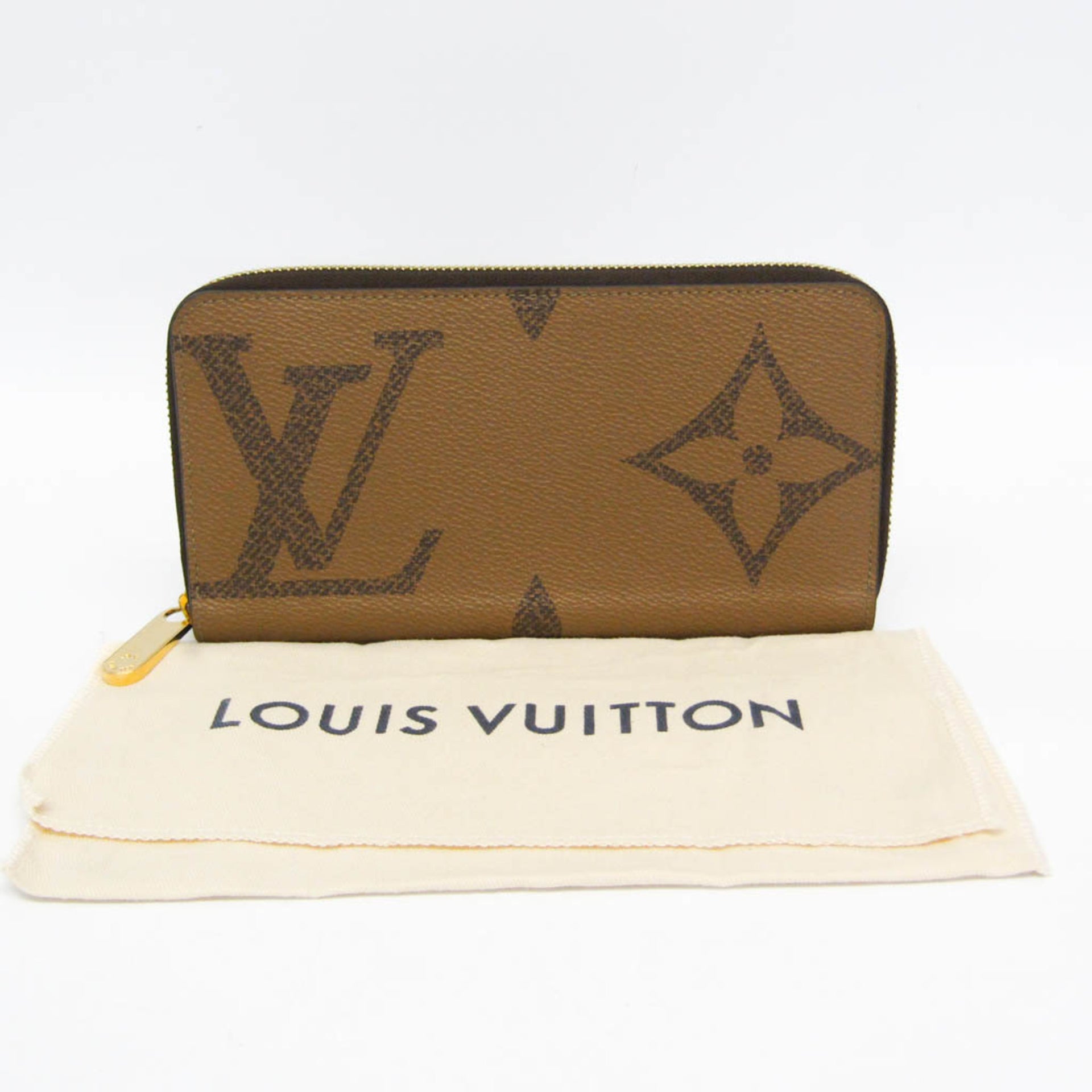 Louis Vuitton Monogram Reverse Zippy Wallet Monogram Giant M69353 Women's Monogram Reverse Wallet (bi-fold) Brown 2