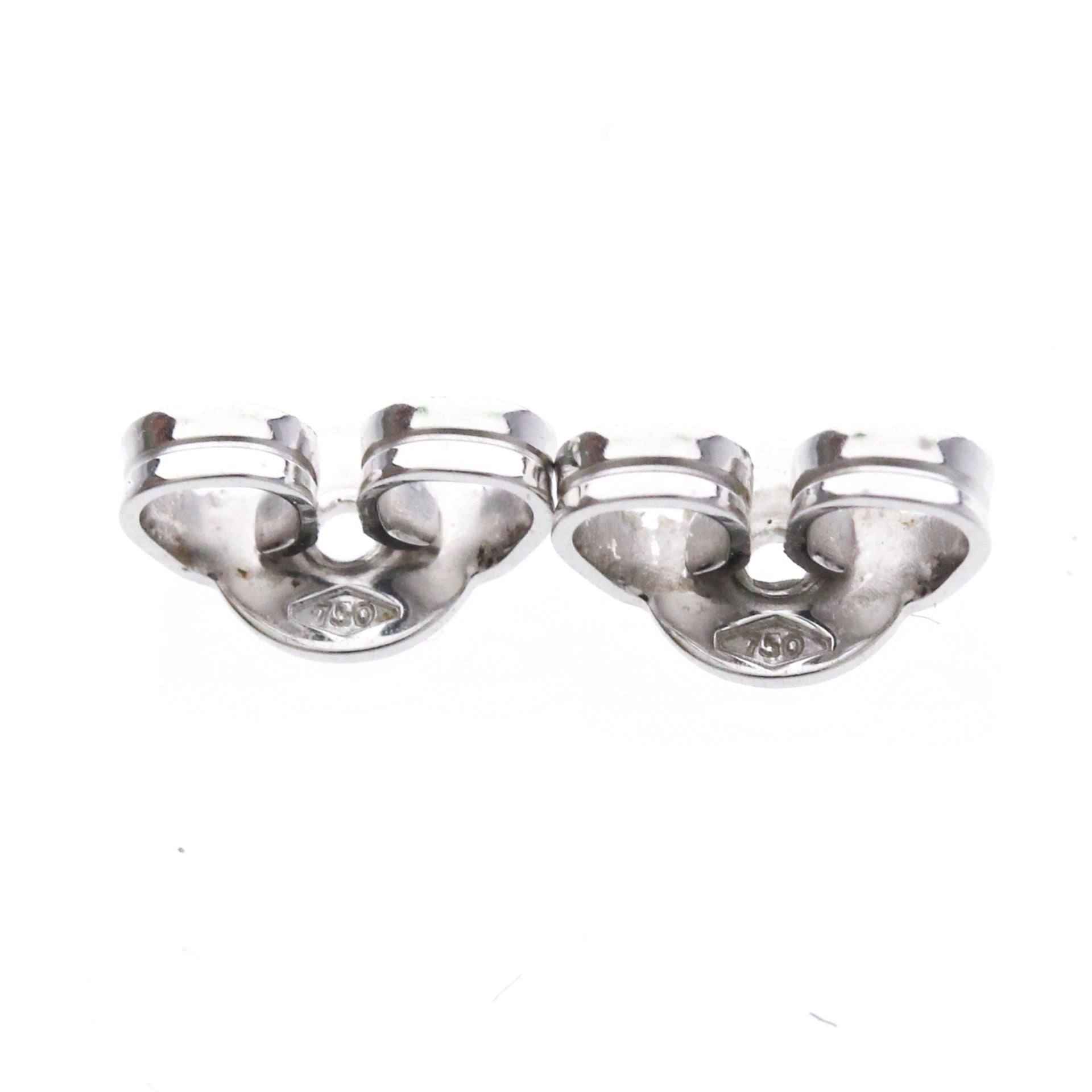 Boucles d'oreilles Gucci GG Interlocking sans pierre en or blanc (18 carats) argent 7