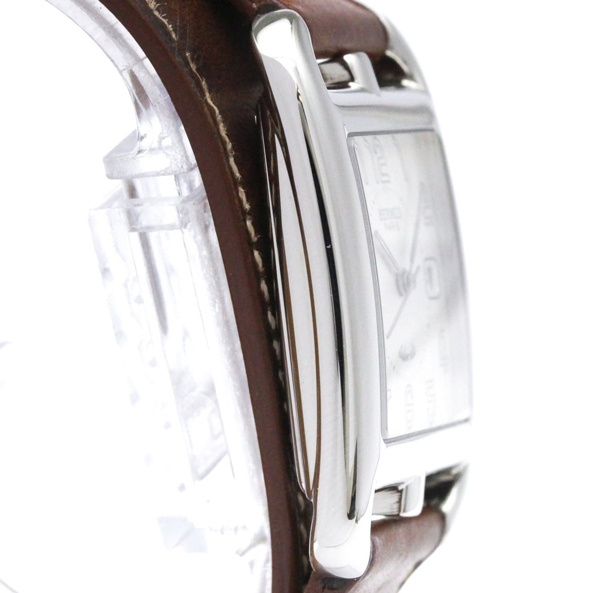 Montre pour homme HERMES Cape Cod Double Tour en acier, automatique, CC1.710, polie 8