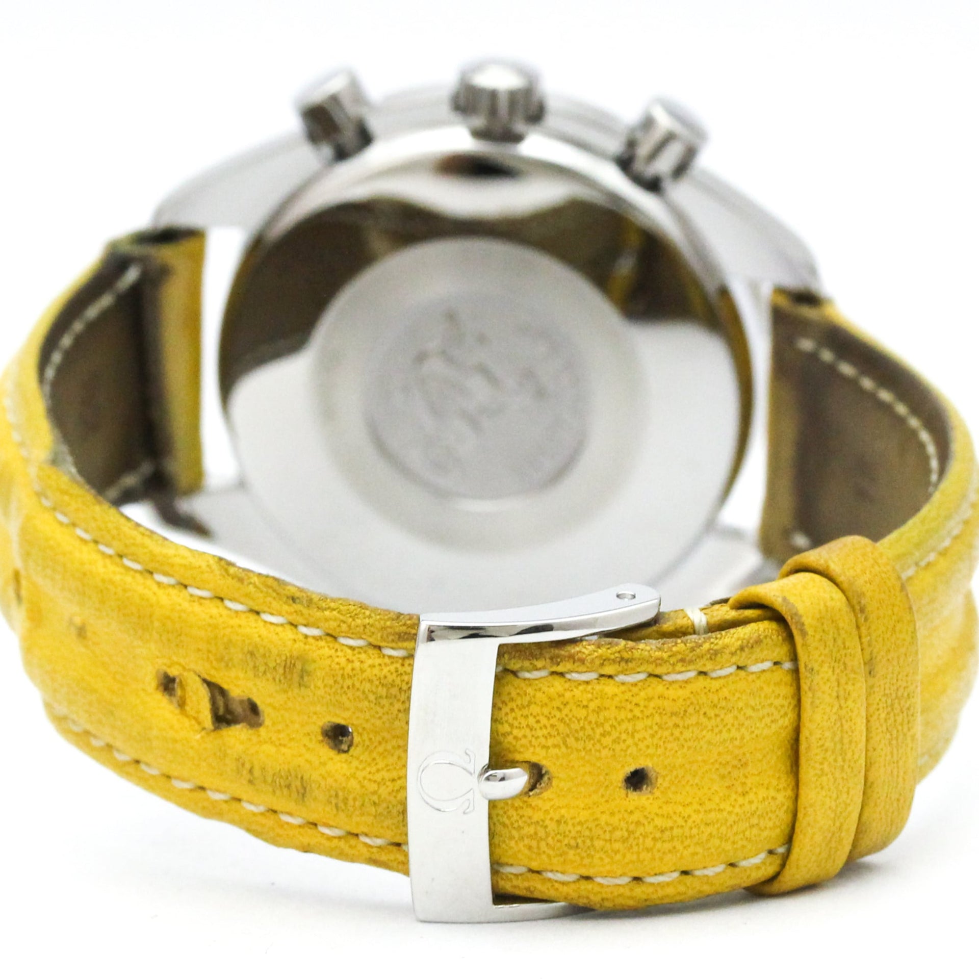 OMEGA Speedmaster Michael Schumacher Yellow Dial Watch 3510.12 Polished 5
