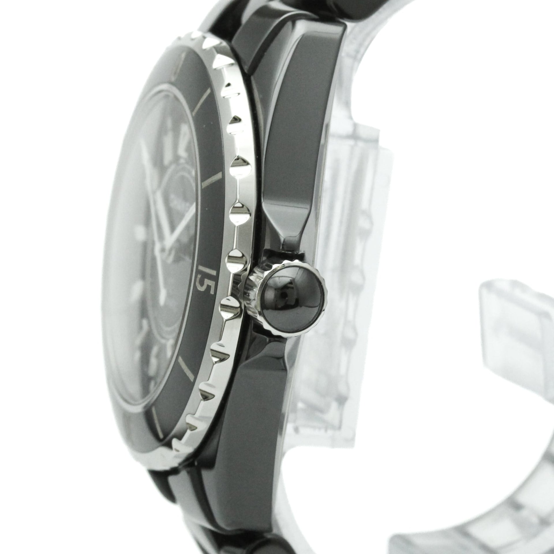 CHANEL J12 Ceramic Automatic Mens Watch H0685 Polished 4