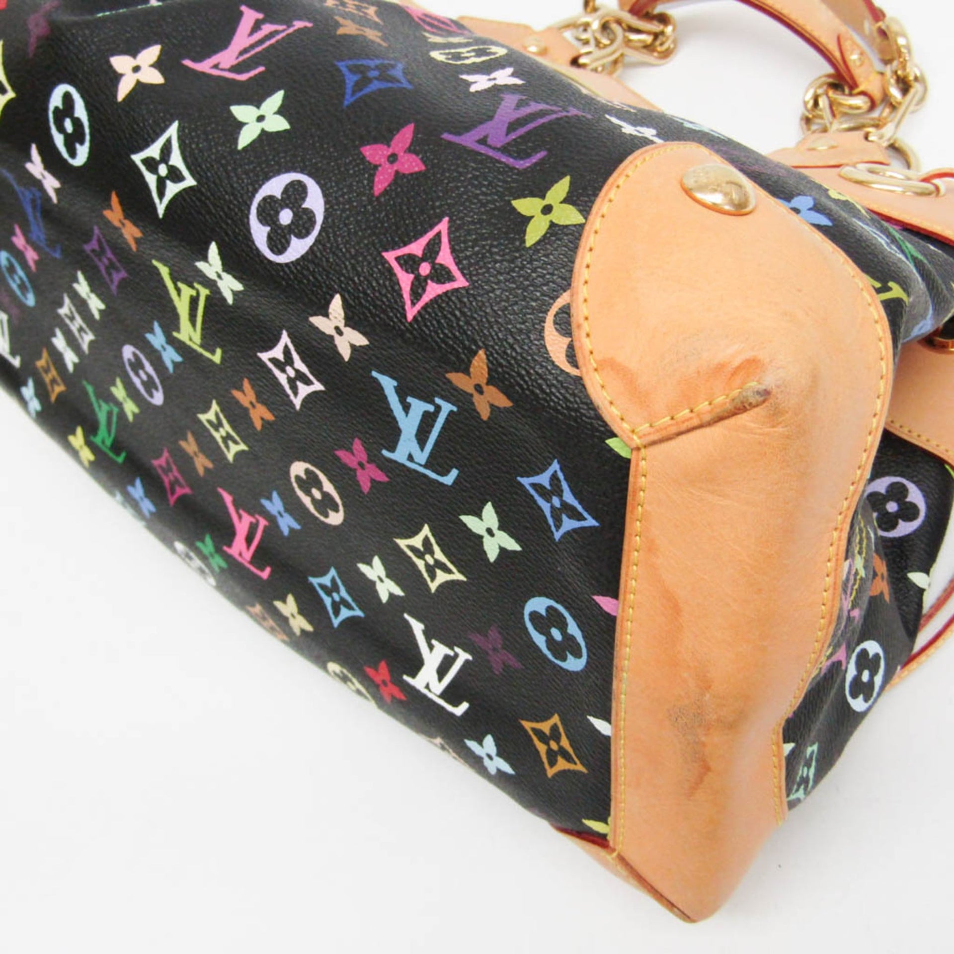 Louis Vuitton Monogram Multicolore Ursula M40124 Women's Handbag Noir 4