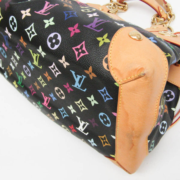 Louis Vuitton Monogram Multicolore Ursula M40124 Women's Handbag Noir 4