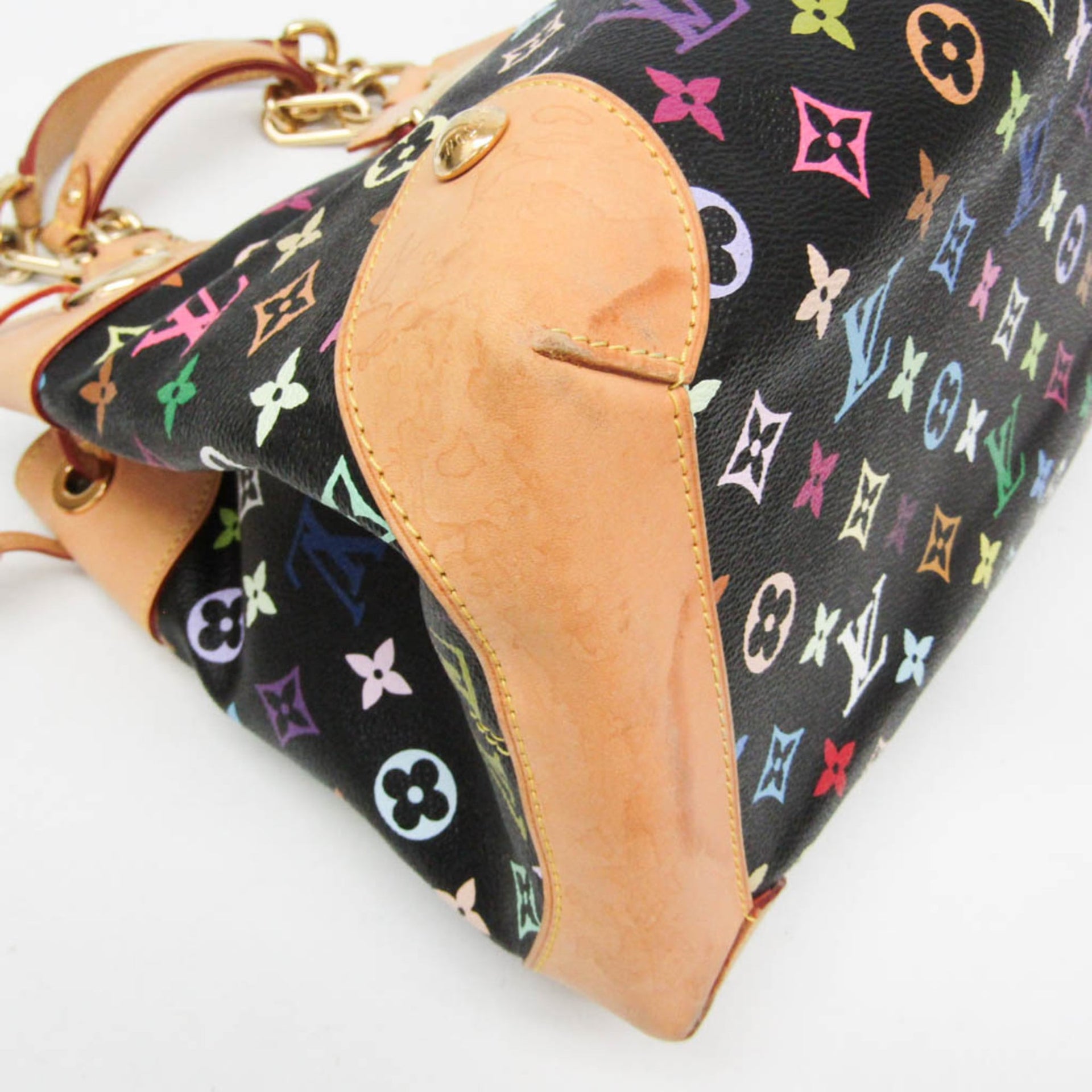 Louis Vuitton Monogram Multicolore Ursula M40124 Women's Handbag Noir 5