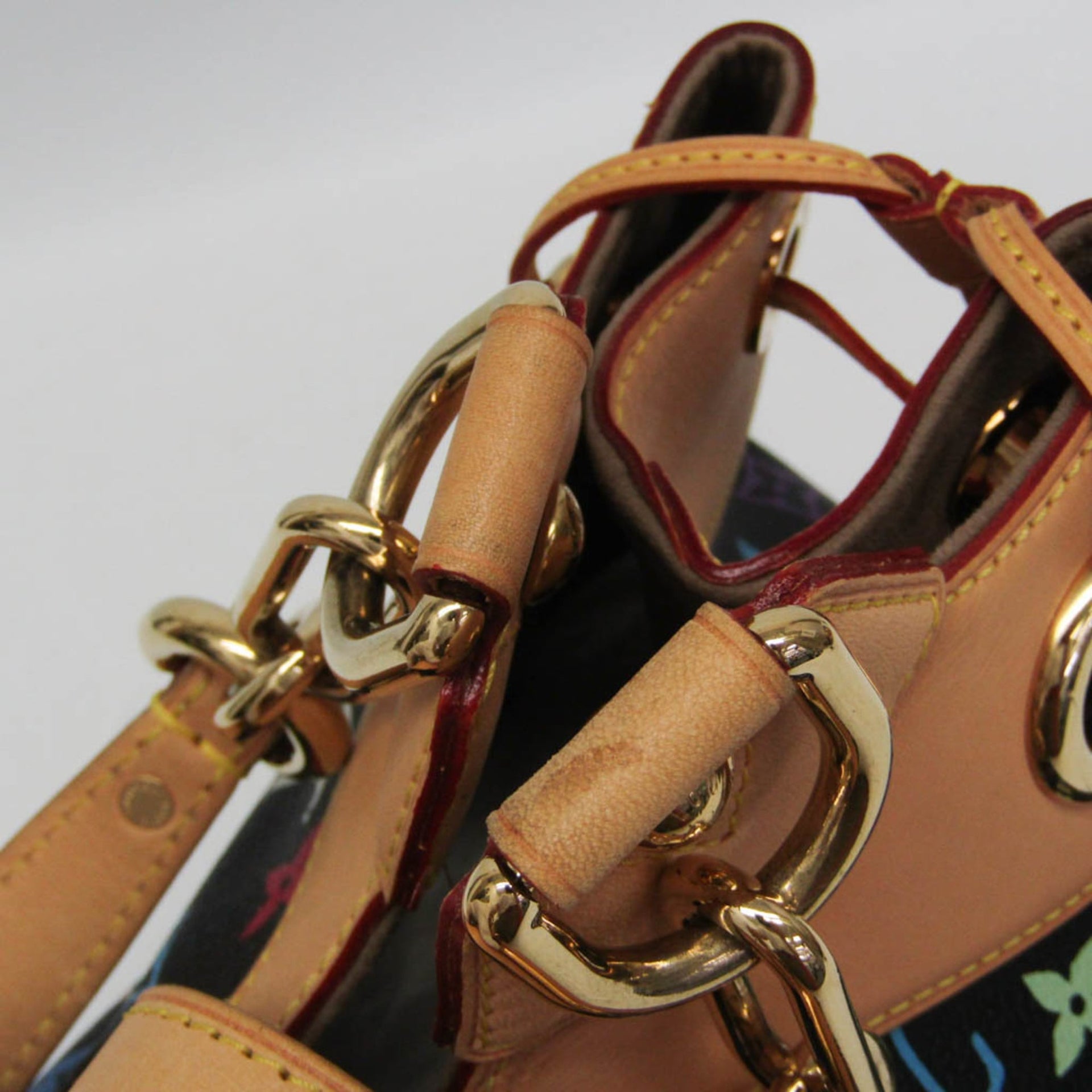 Louis Vuitton Monogram Multicolore Ursula M40124 Women's Handbag Noir 10