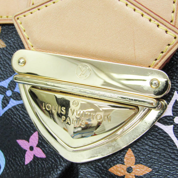 Louis Vuitton Monogram Multicolore Ursula M40124 Women's Handbag Noir 12