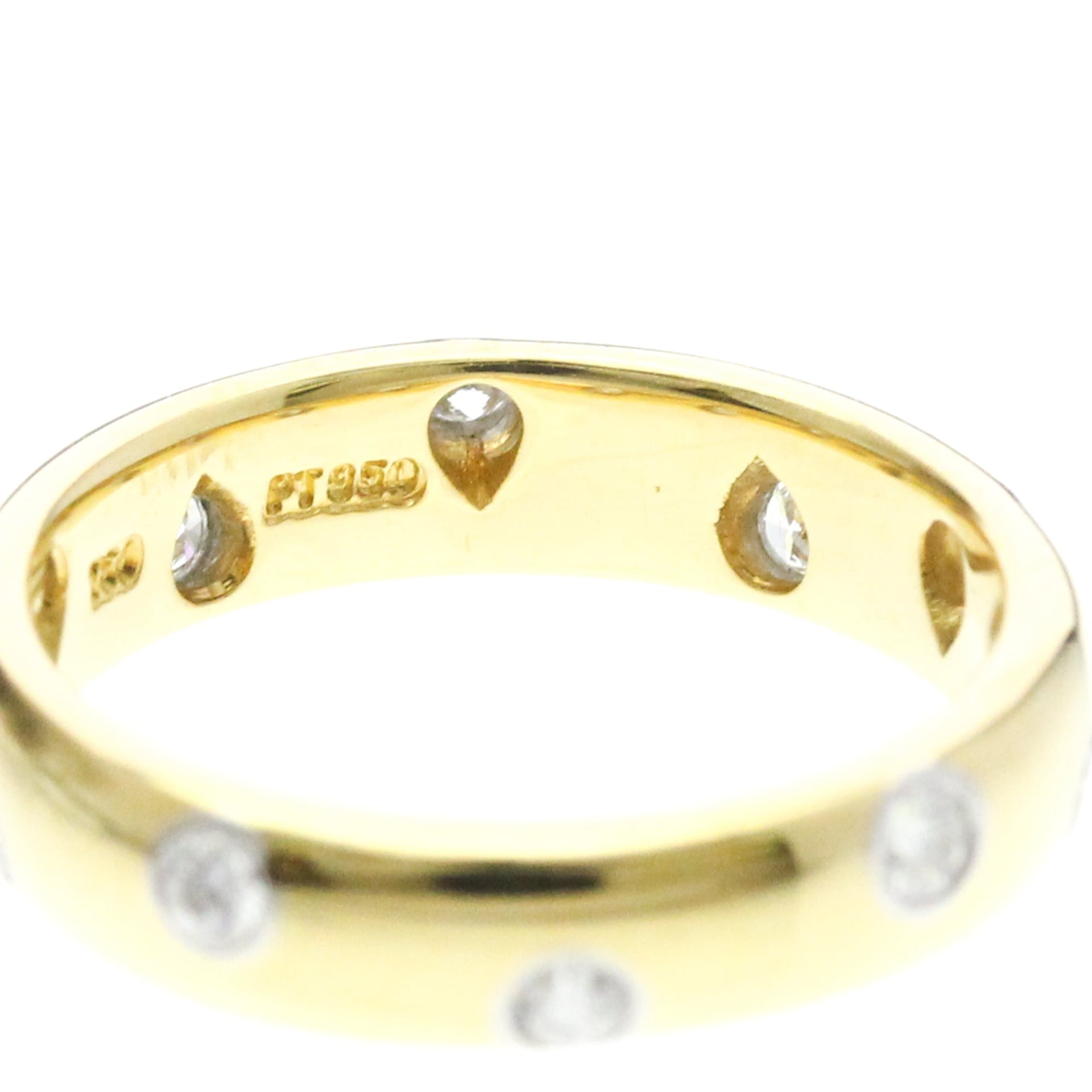 Bague Tiffany Dots en or jaune (18 carats) avec diamants 6