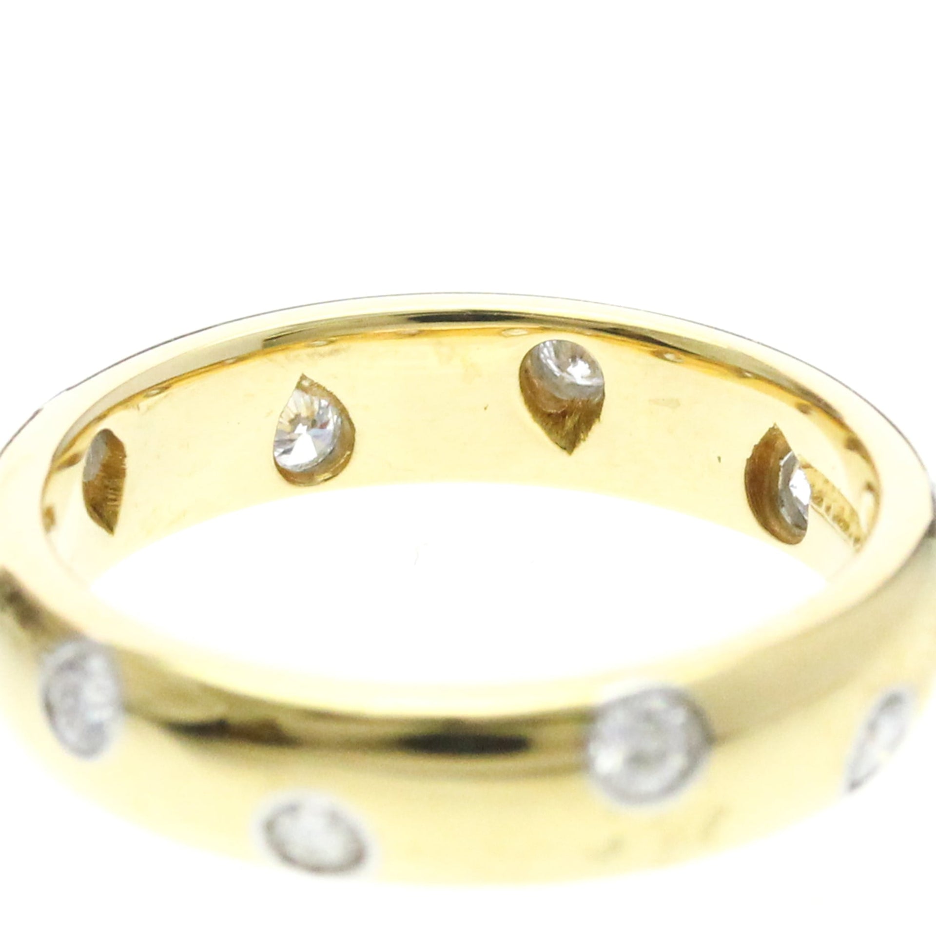 Bague Tiffany Dots en or jaune (18 carats) avec diamants 8