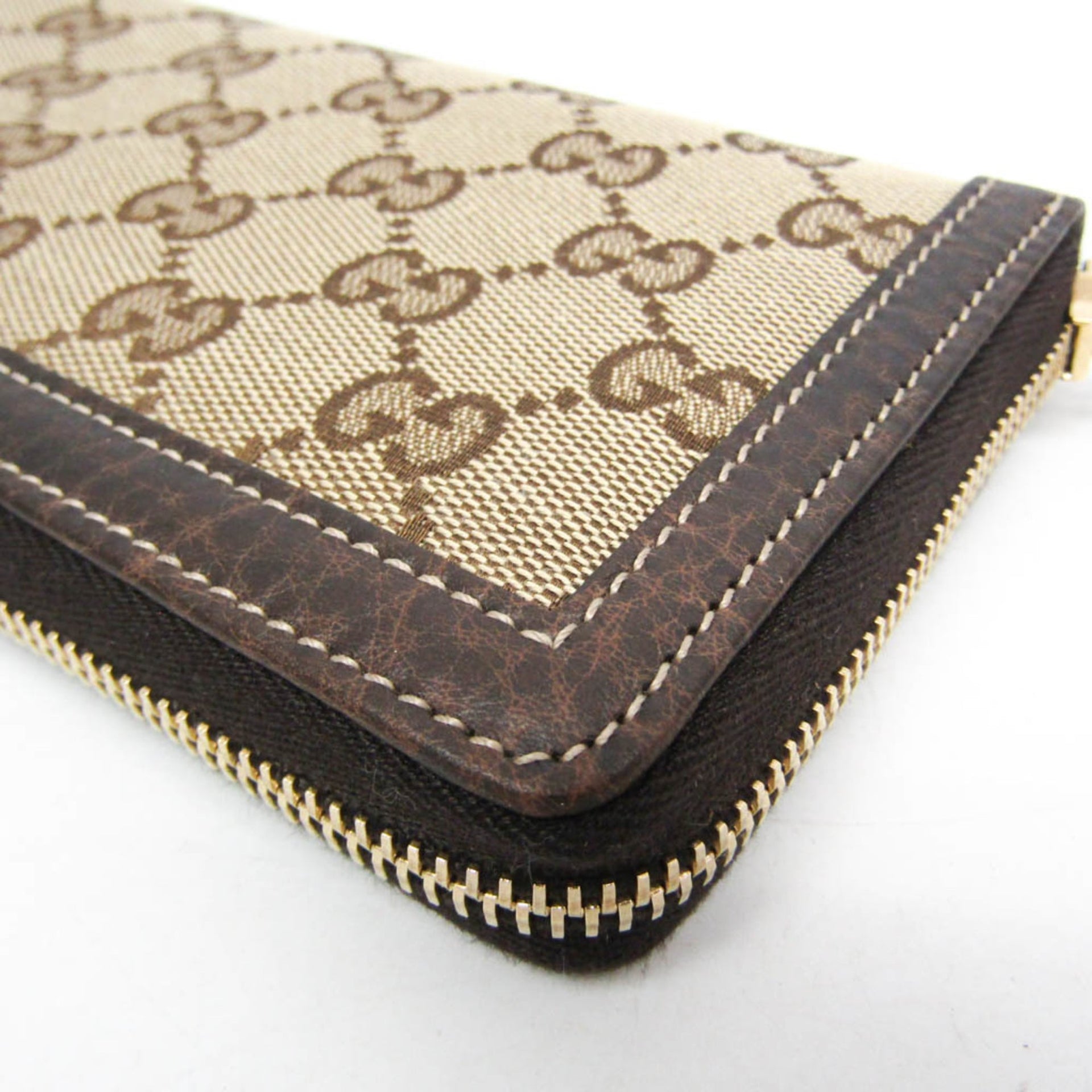 Gucci Bamboo Round Zip Long Wallet 224253 Men 7