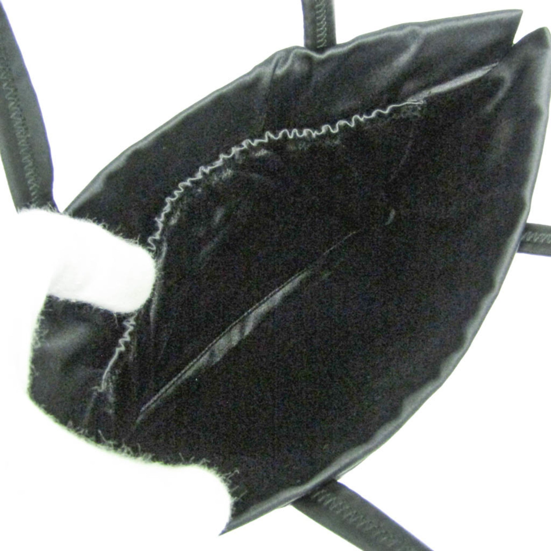 Petit sac Prada à logo triangulaire pour femme en nylon noir 3