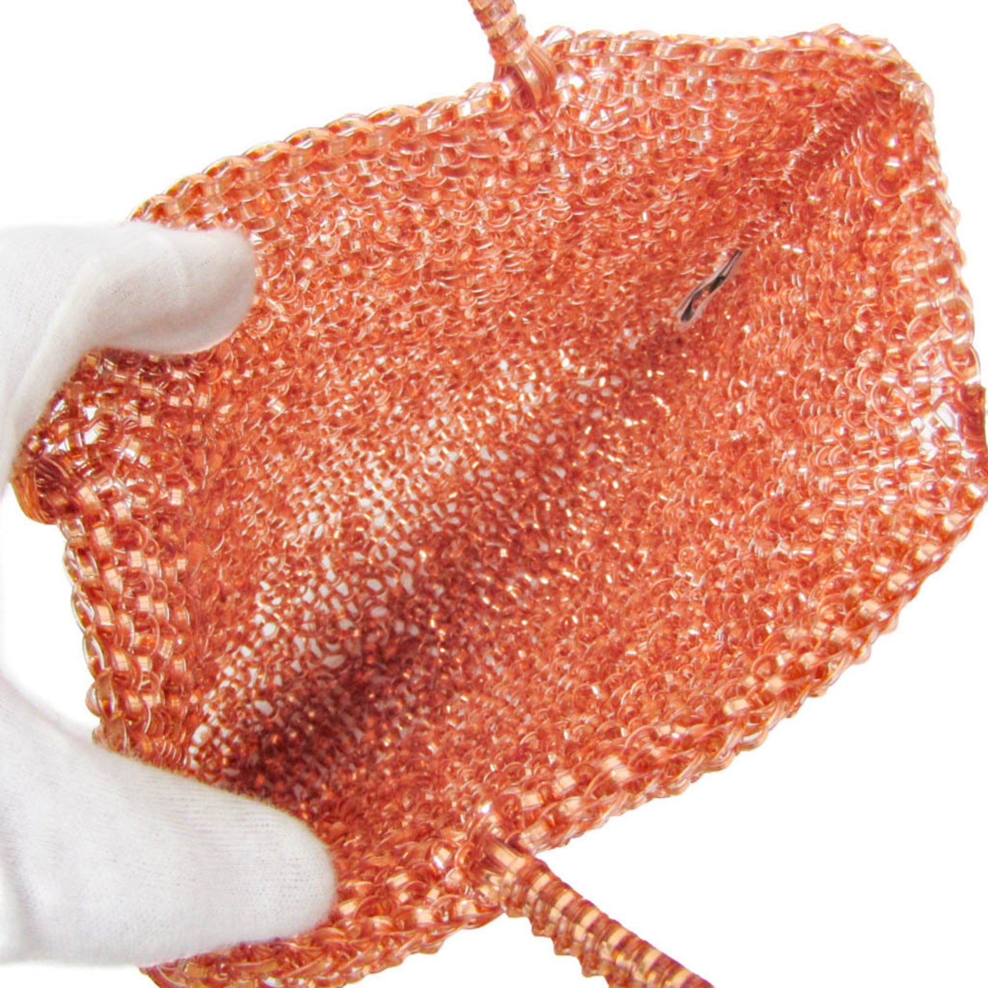 Sac à main en fil métallique pour femme Anteprima Square Standard Medium Orange 4