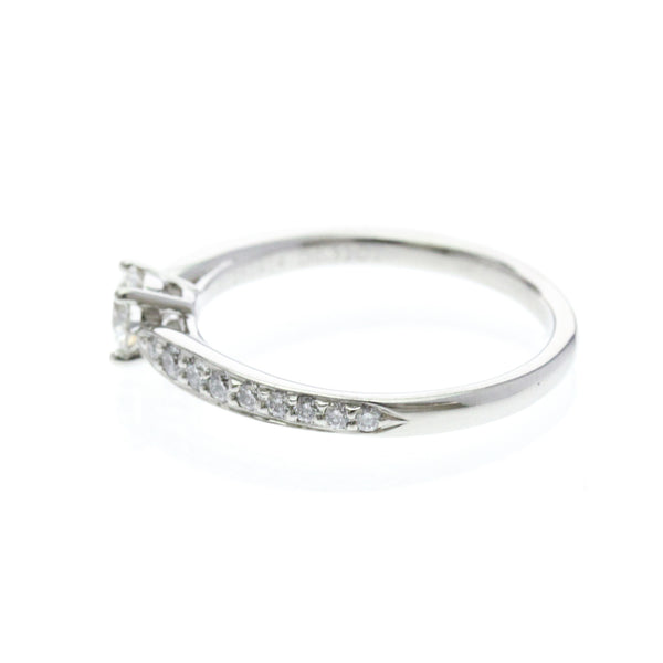 Bague Tiffany Harmony en platine avec diamant de 0,32 ct, finition polie 2