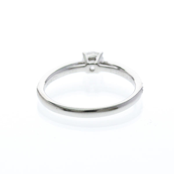 Bague Tiffany Harmony en platine avec diamant de 0,32 ct, finition polie 3