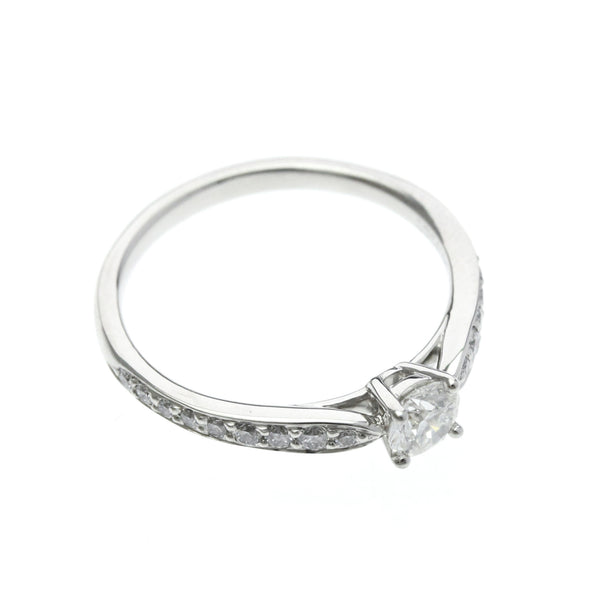 Bague Tiffany Harmony en platine avec diamant de 0,32 ct, finition polie 9