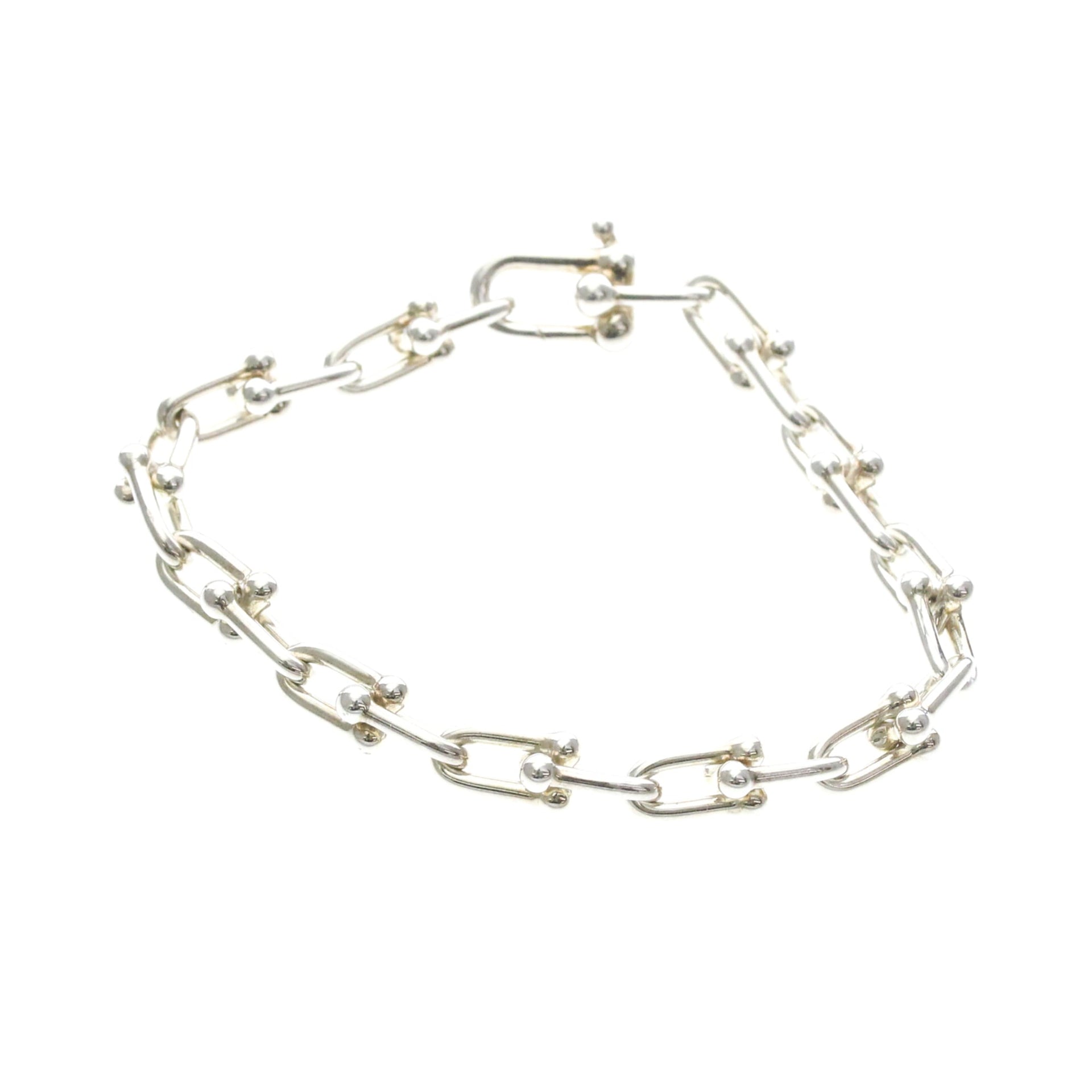 Tiffany Hardware Small Bracelet Silver 925 No Stone Charm Bracelet Silver 1