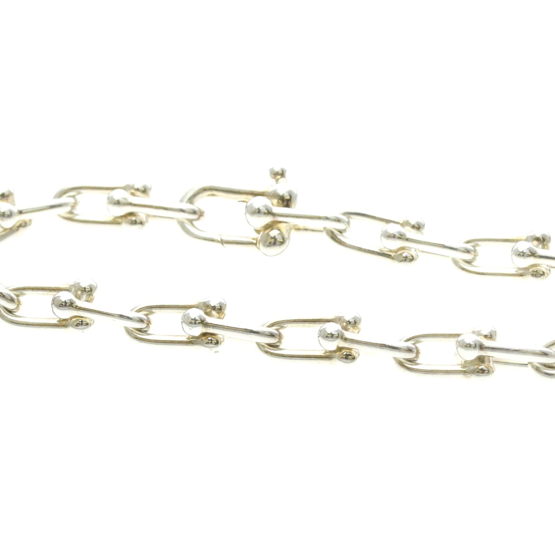 Tiffany Hardware Small Bracelet Silver 925 No Stone Charm Bracelet Silver 2