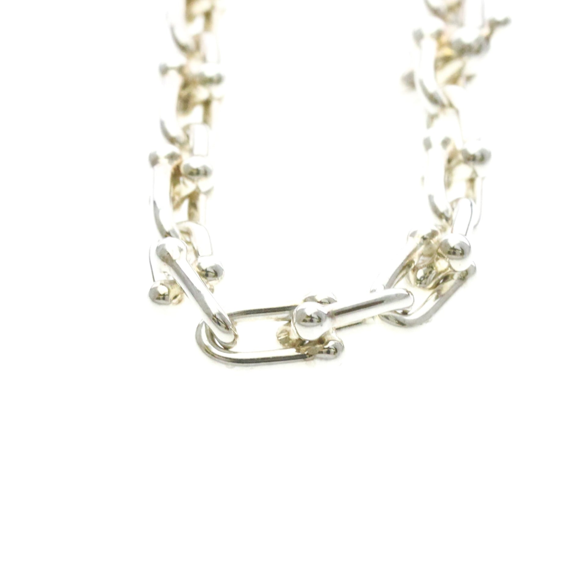 Tiffany Hardware Small Bracelet Silver 925 No Stone Charm Bracelet Silver 3