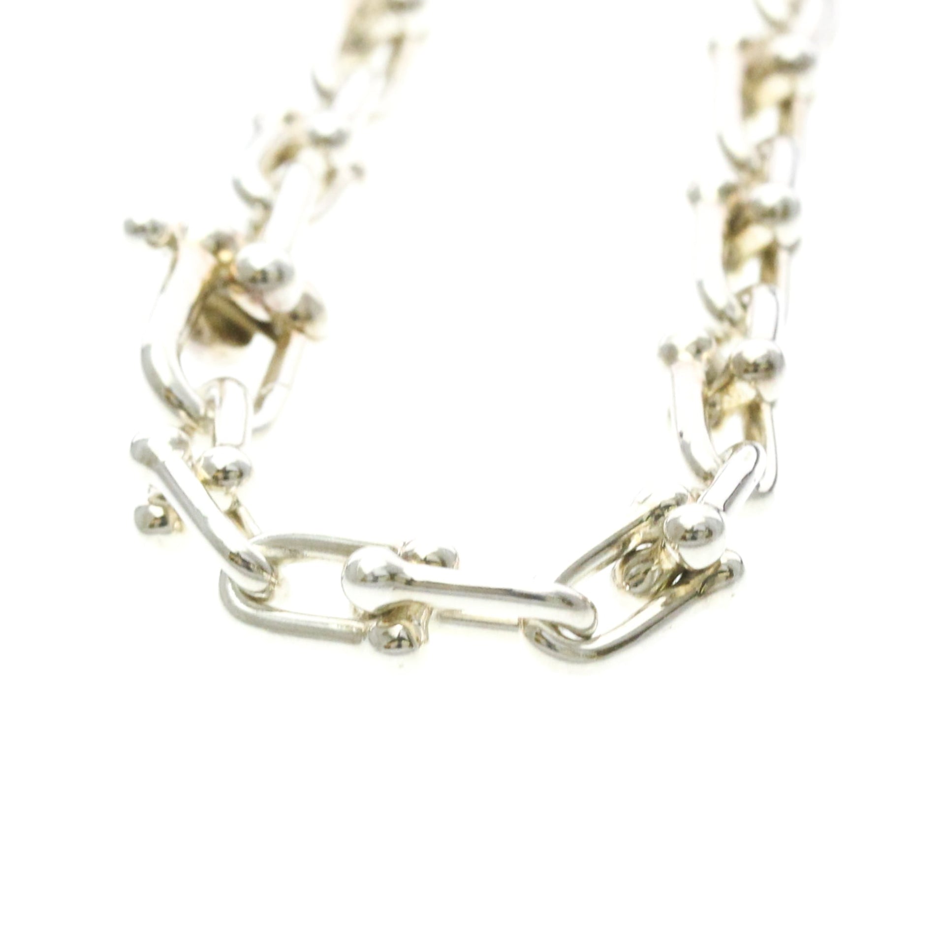 Tiffany Hardware Small Bracelet Silver 925 No Stone Charm Bracelet Silver 5