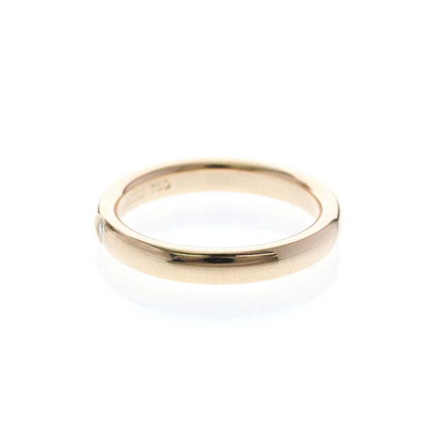 Bague fine Tiffany, un diamant, or rose 18 carats 2