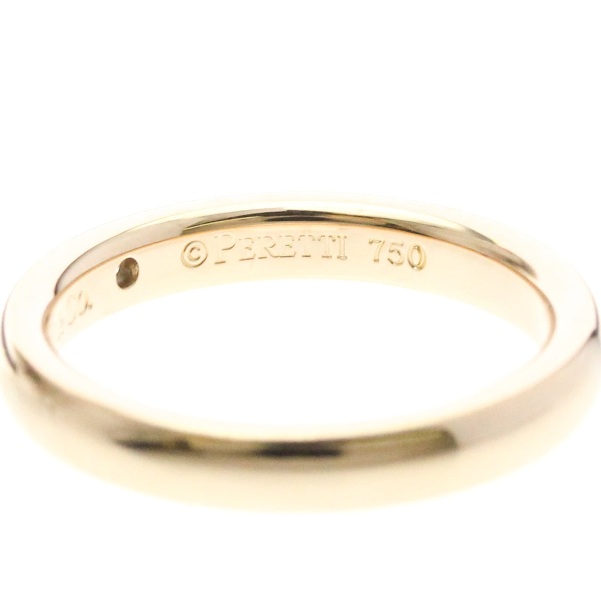 Bague fine Tiffany, un diamant, or rose 18 carats 6