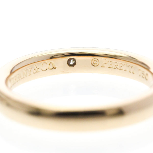 Bague fine Tiffany, un diamant, or rose 18 carats 8