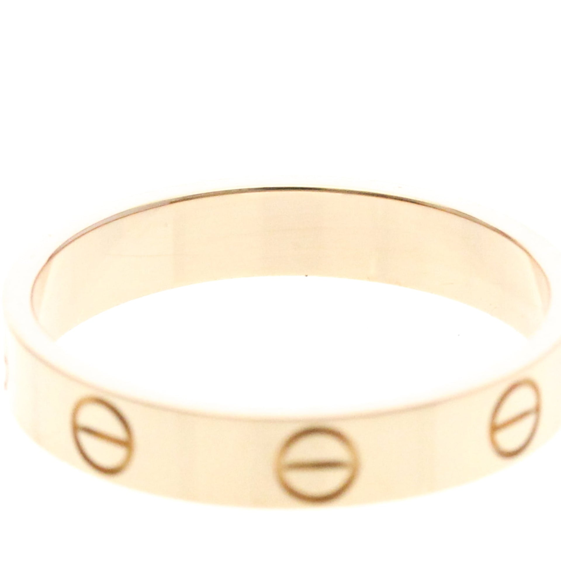 Cartier Mini Love Ring 18K Rose Gold 7