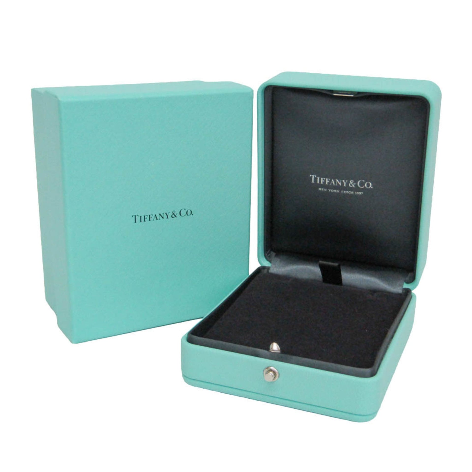 TIFFANY Hardware Double Link Necklace 18K Yellow Gold Polished 10