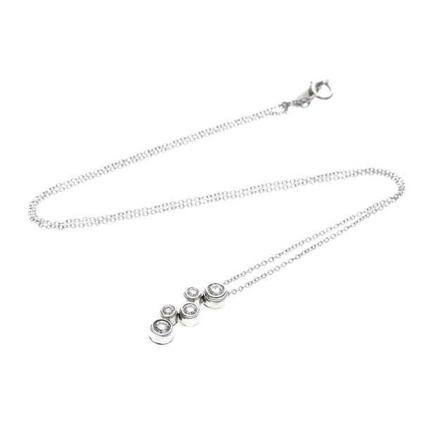 Collier Tiffany Bubble Diamond en platine PT950 poli 13