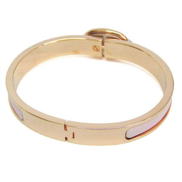 Hermes Clic Mini Click Chaine D'Ancre H209000F 1ZPM Metal Bangle Pink 2