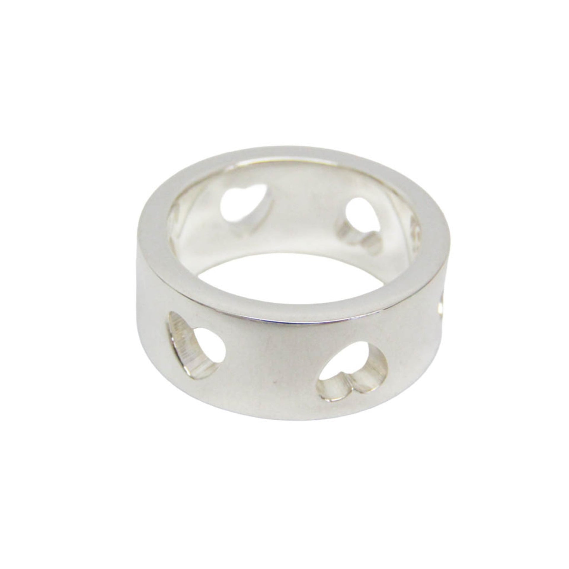 Tiffany Stencil Herz, 925er Silber, modischer Ring, silberfarben 3