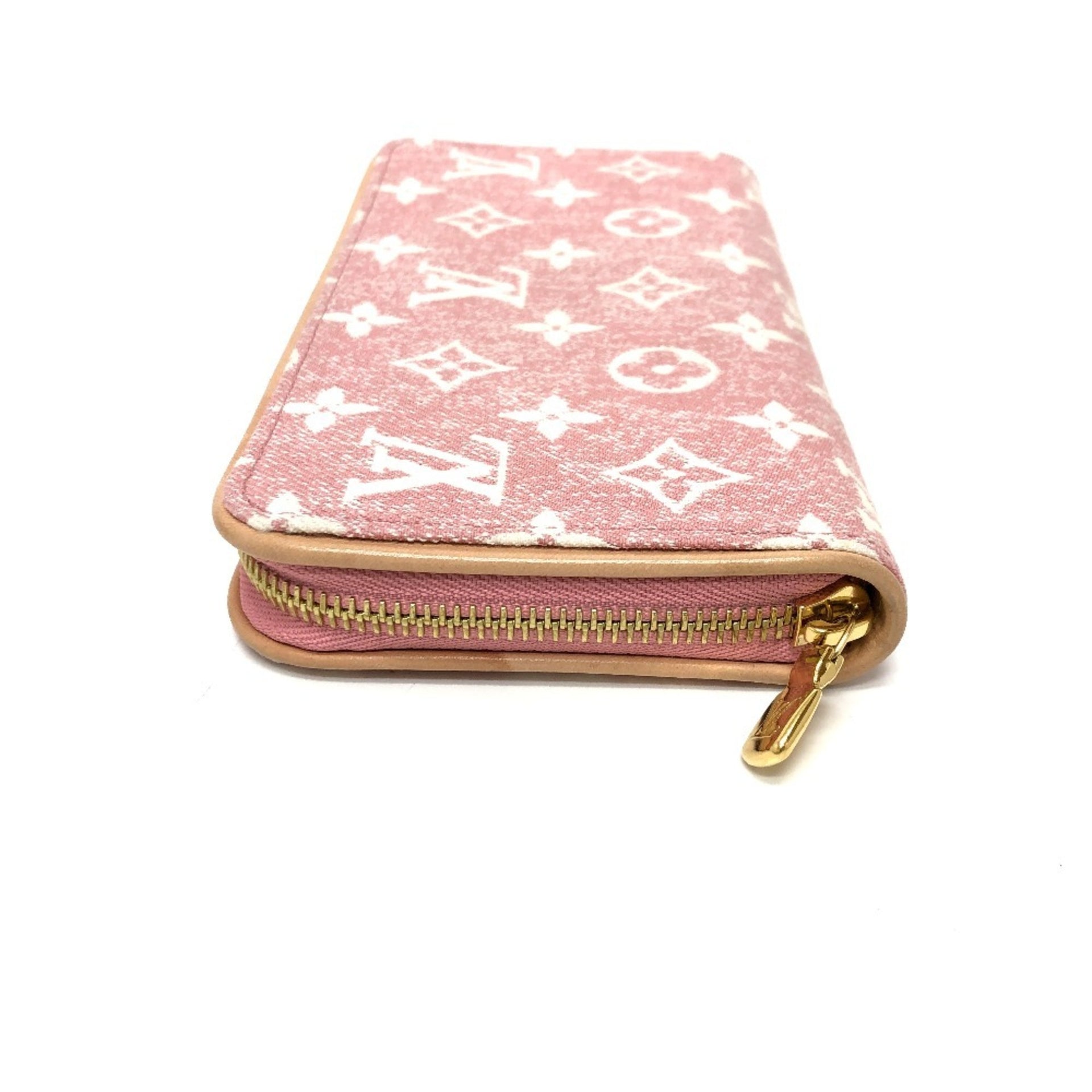 Portefeuille Zippy LOUIS VUITTON M81182 en toile Monogram Denim 4