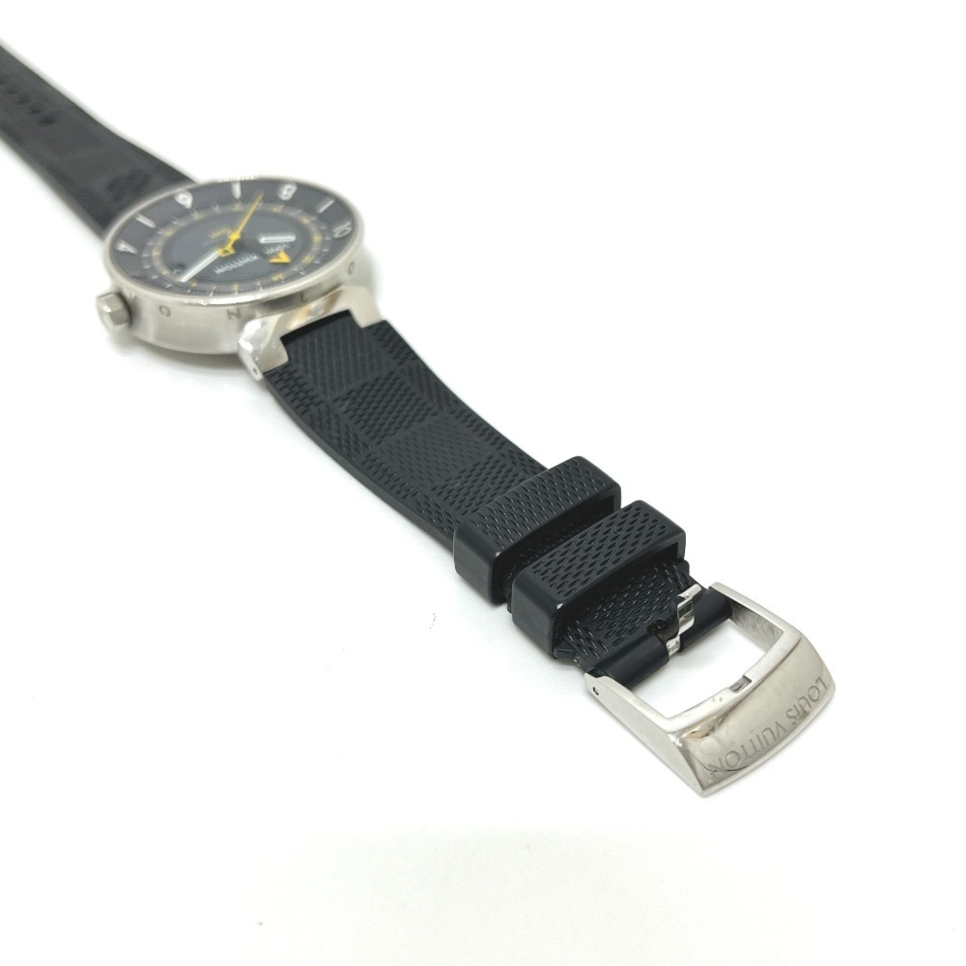 LOUIS VUITTON Q8D30 Tambour Moon GMT Automatic Watch 12