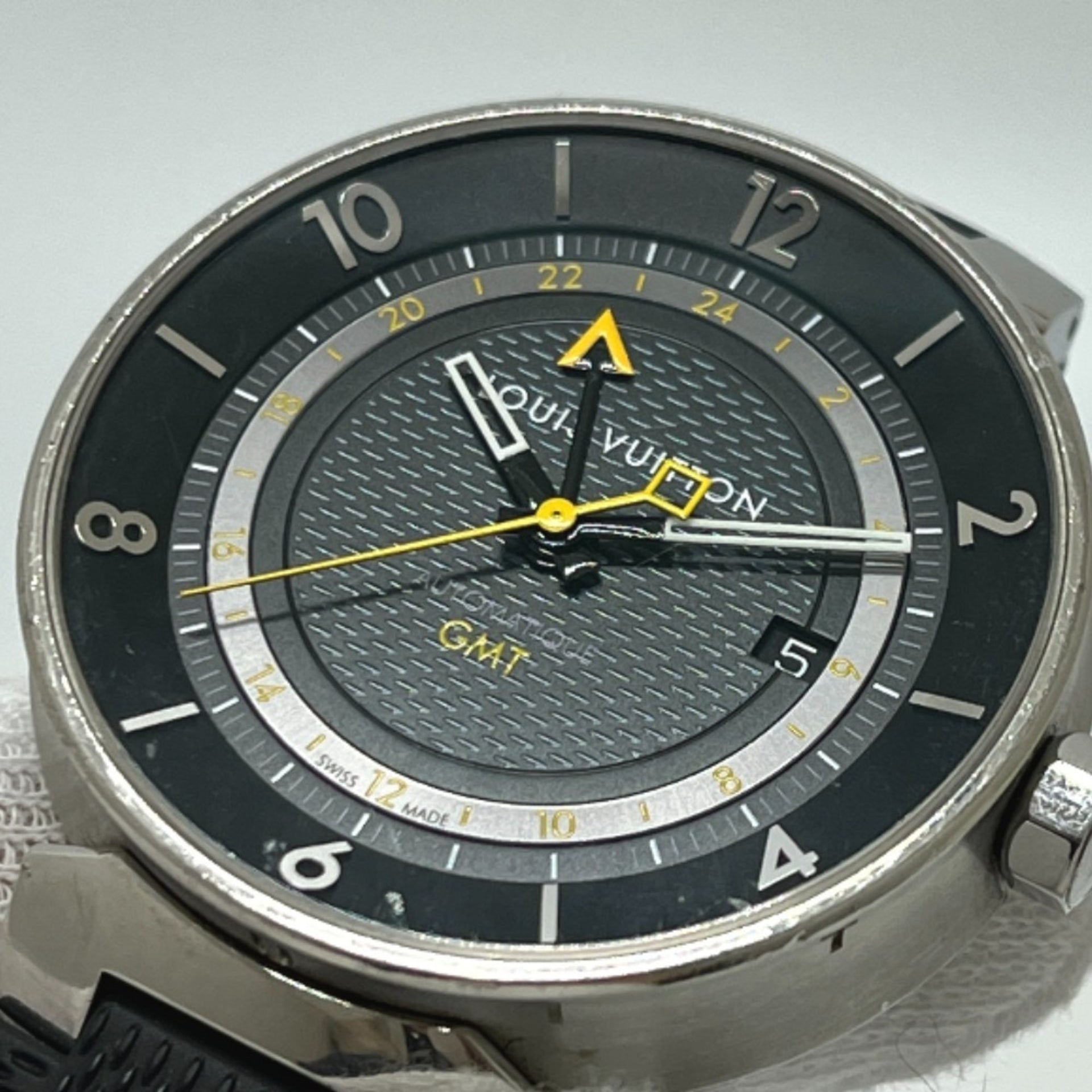 LOUIS VUITTON Q8D30 Tambour Moon GMT Automatic Watch 16