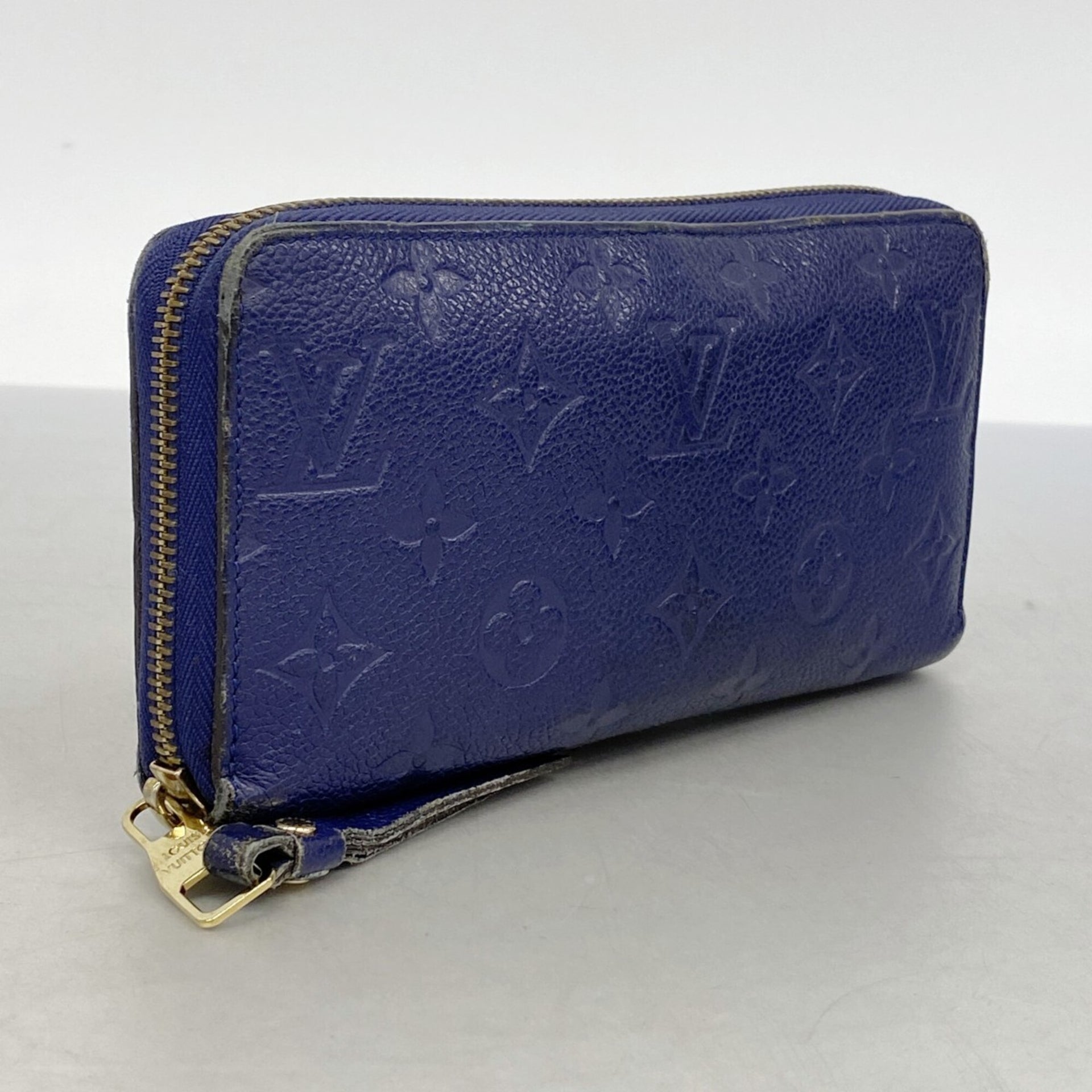Louis Vuitton Monogram Empreinte Zippy Wallet M60943 Iris Women's Long 2