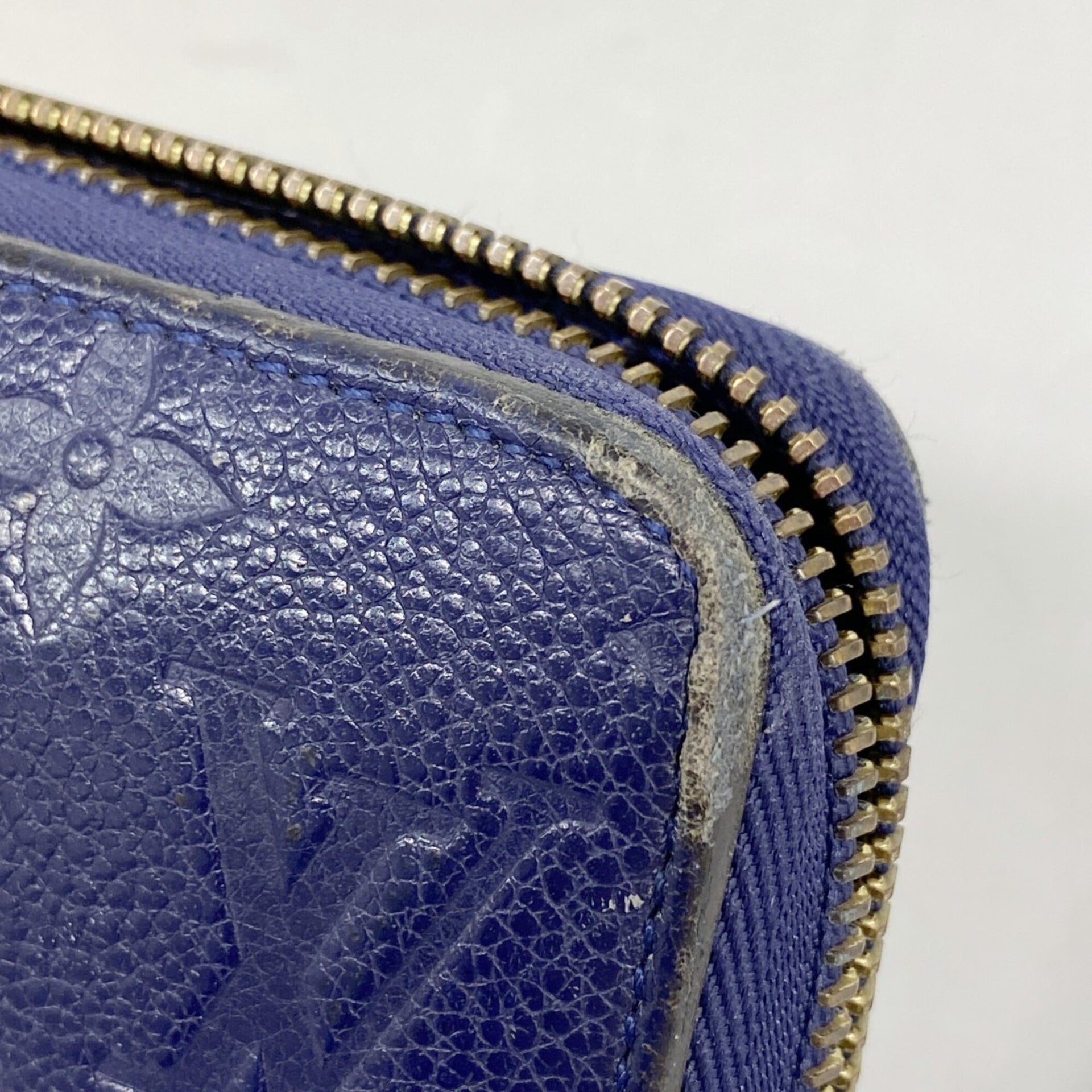Louis Vuitton Monogram Empreinte Zippy Wallet M60943 Iris Women's Long 5