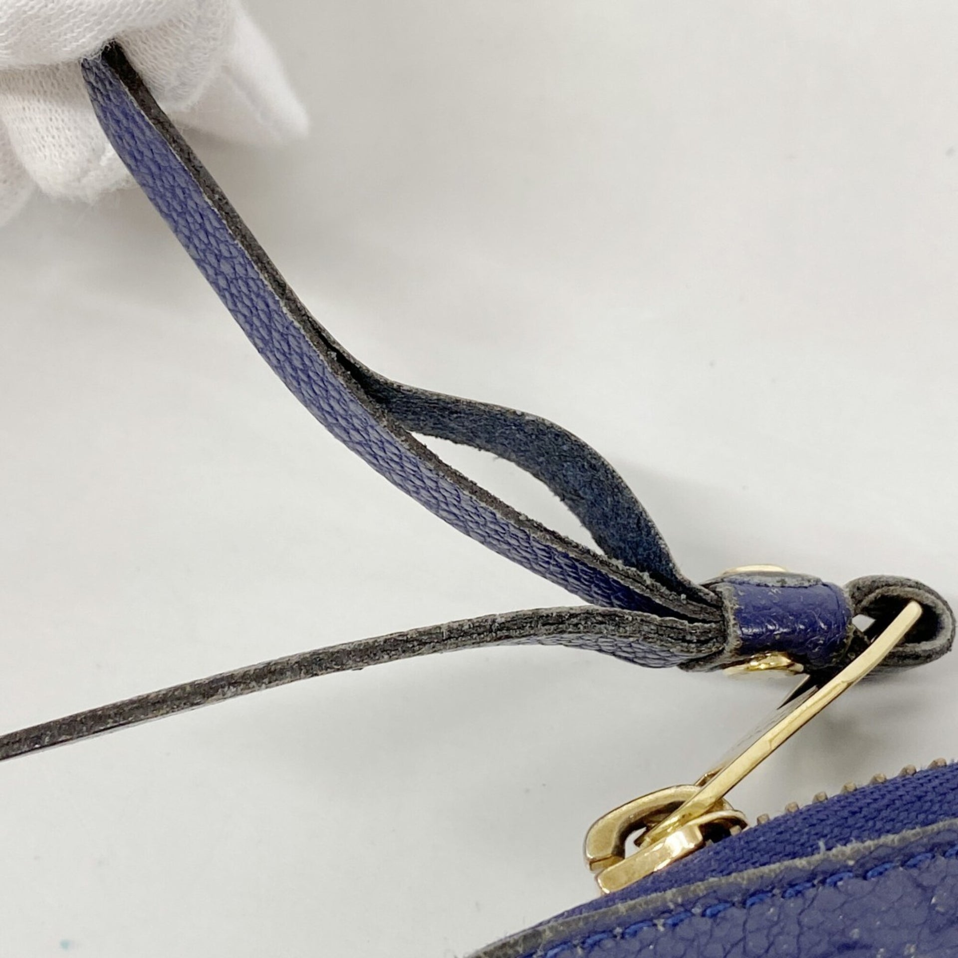 Louis Vuitton Monogram Empreinte Zippy Wallet M60943 Iris Women's Long 8