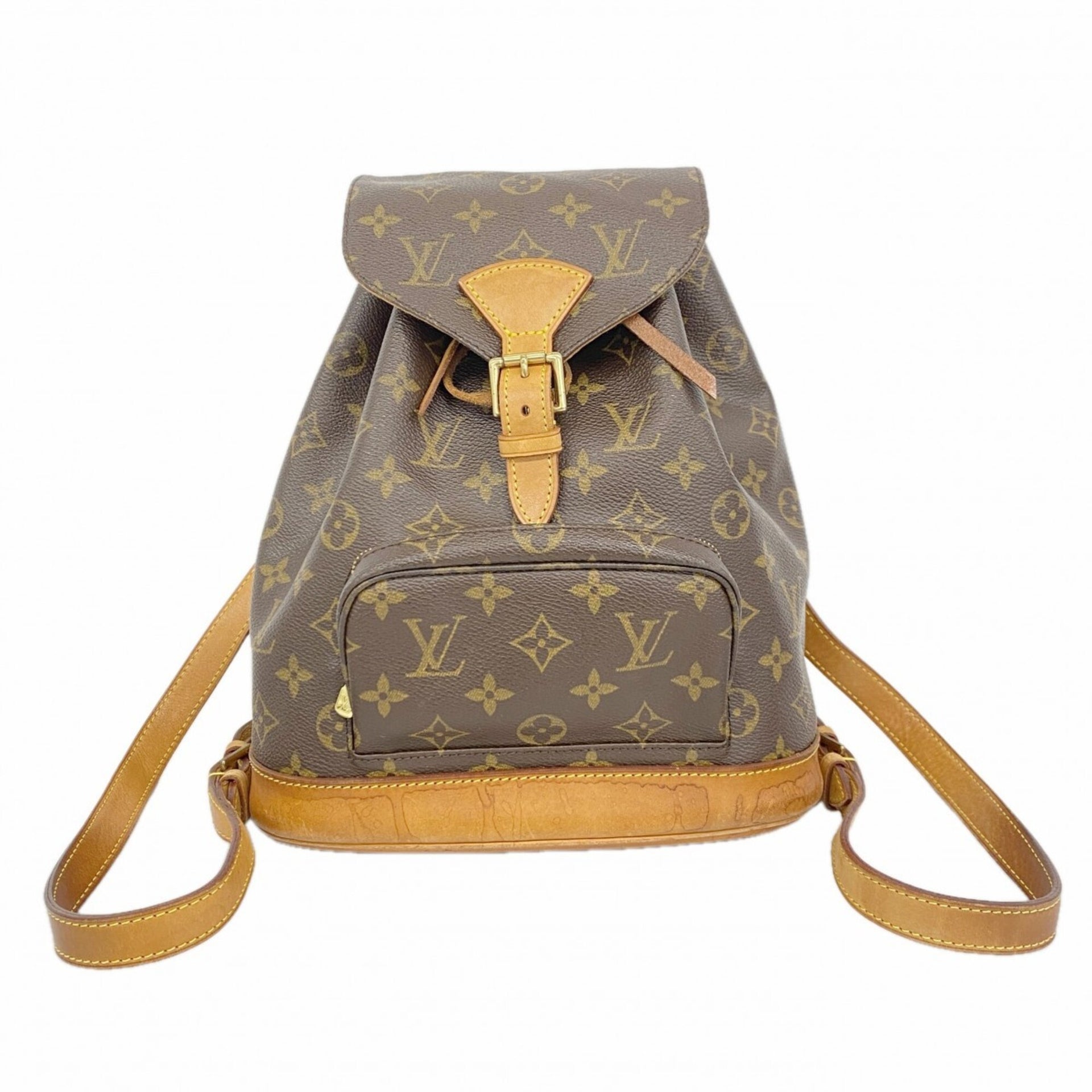 Louis Vuitton Monogram Montsouris MM Backpack (M51136) Brown - Women's 1