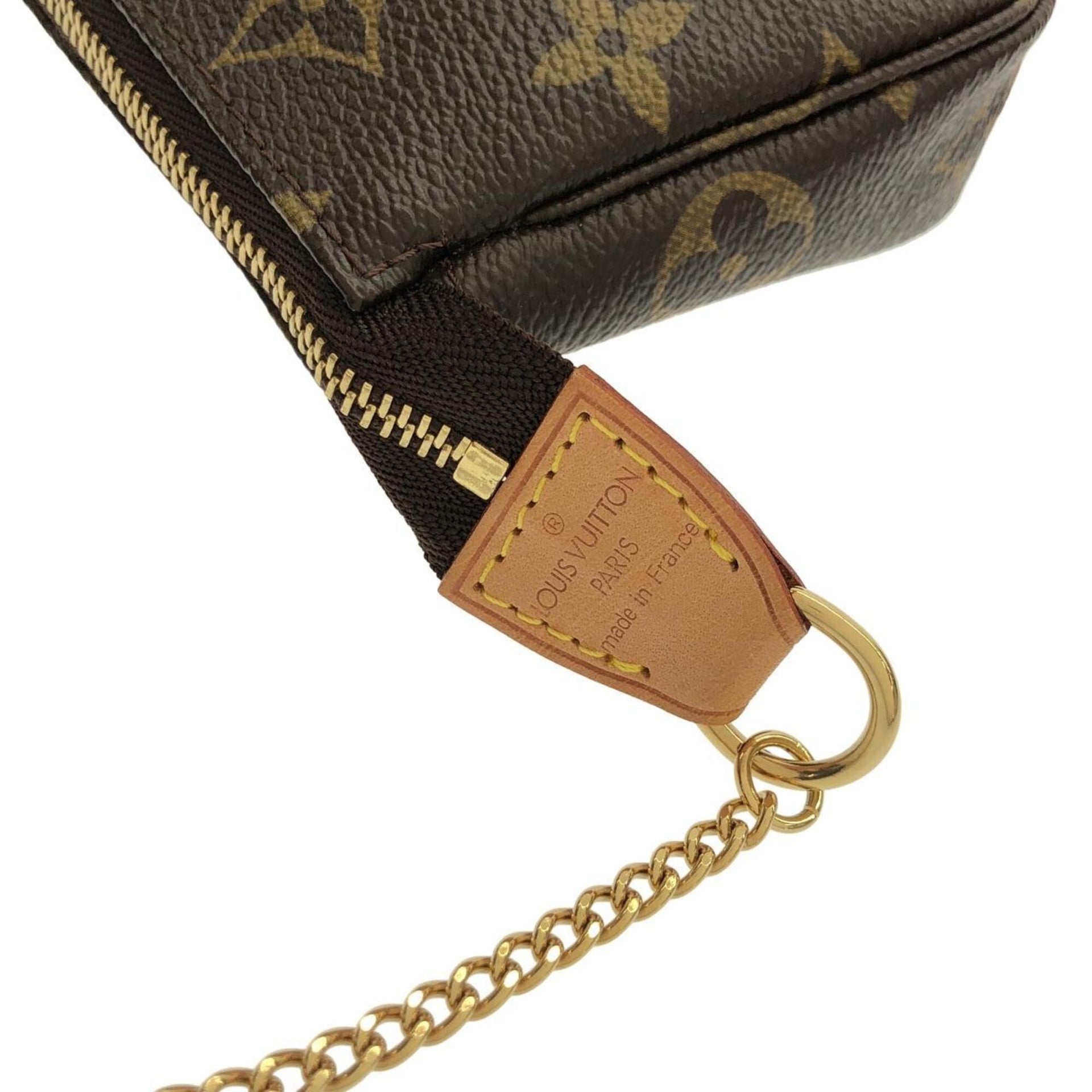 Louis Vuitton Monogram (T&B) Mini Pochette Accessoires M60153 Accessory Pouch 6