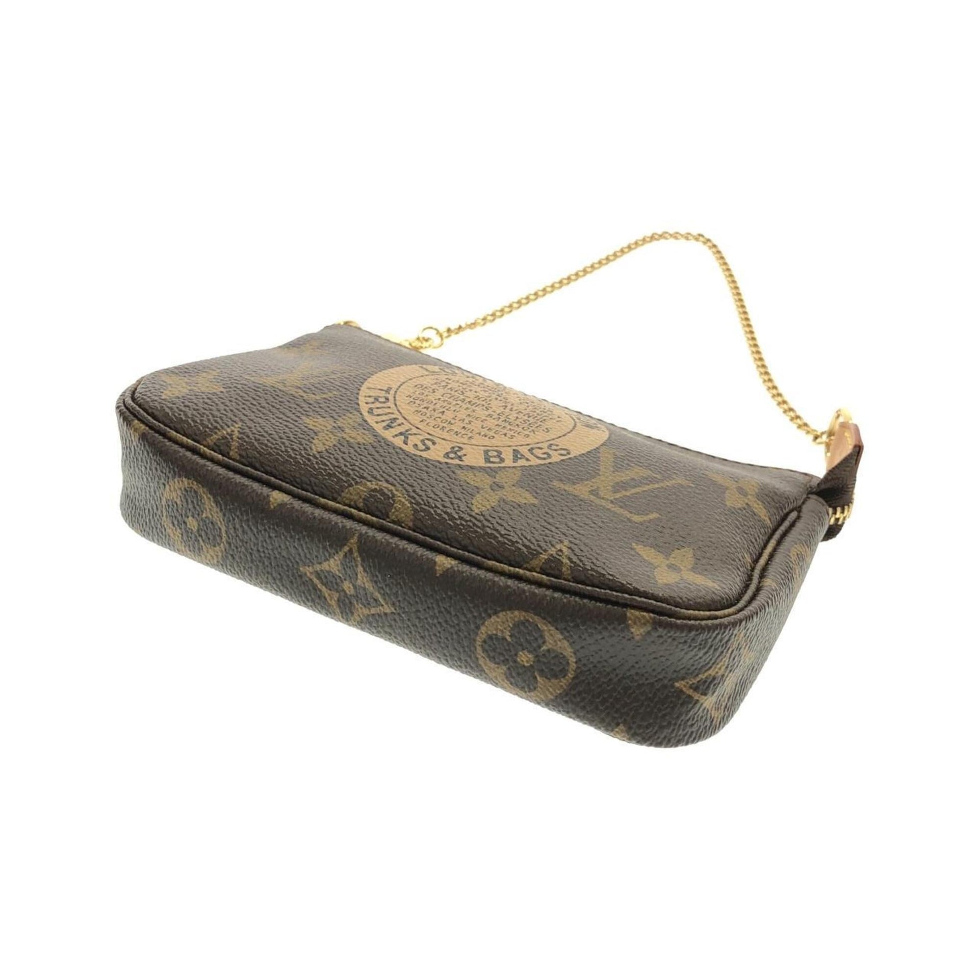Louis Vuitton Monogram (T&B) Mini Pochette Accessoires M60153 Accessory Pouch 11