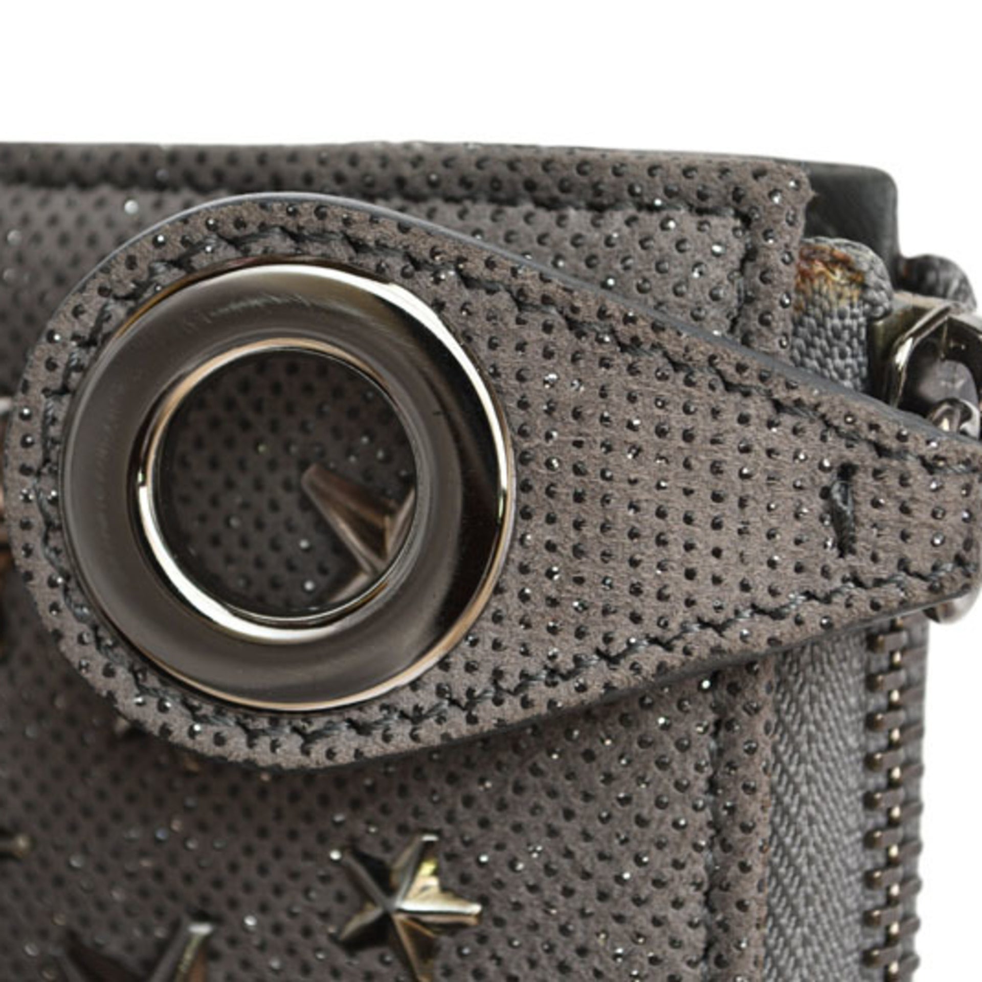 Jimmy Choo L-shaped leather star stud bag 5