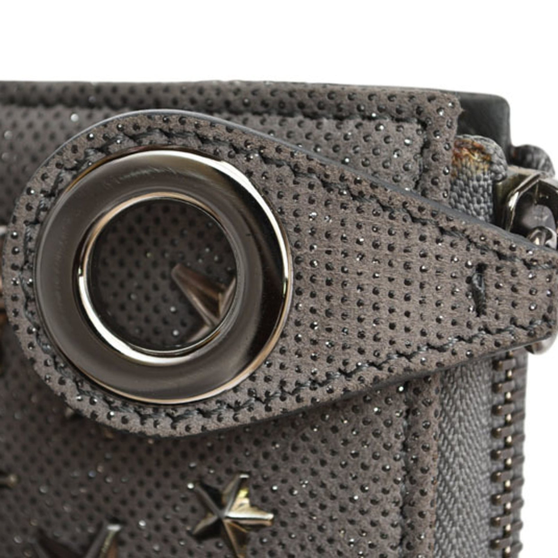 Jimmy Choo L-shaped leather star stud bag 14