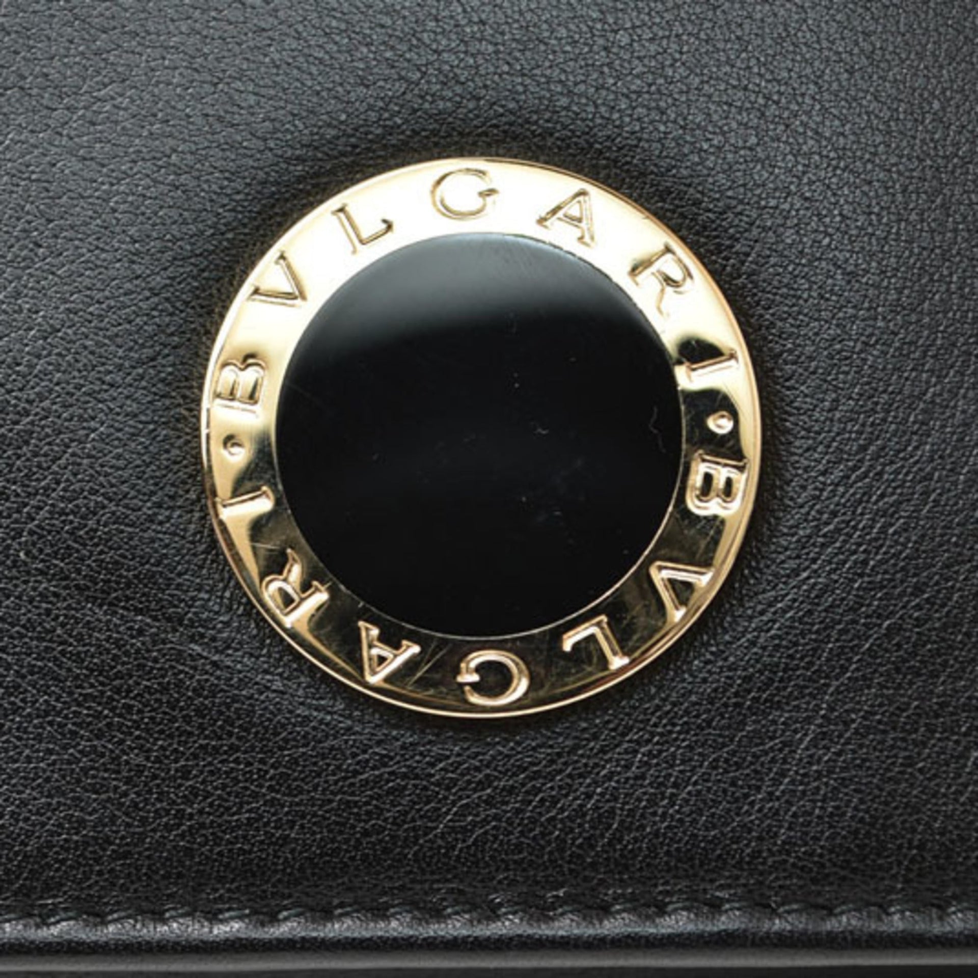 Bulgari BVLGARI en cuir noir 33625 16