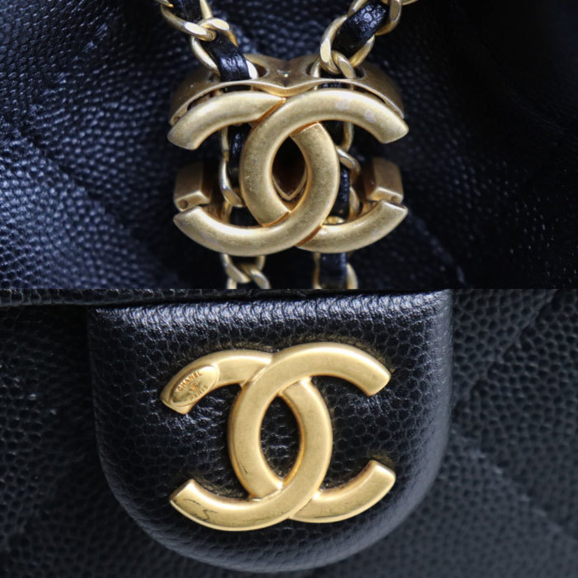 Sac bandoulière petit modèle 25 en cuir de caviar CHANEL 17