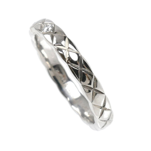 CHANEL Coco Crush Small 1PD Ring (J11354) - Platinum 950 2