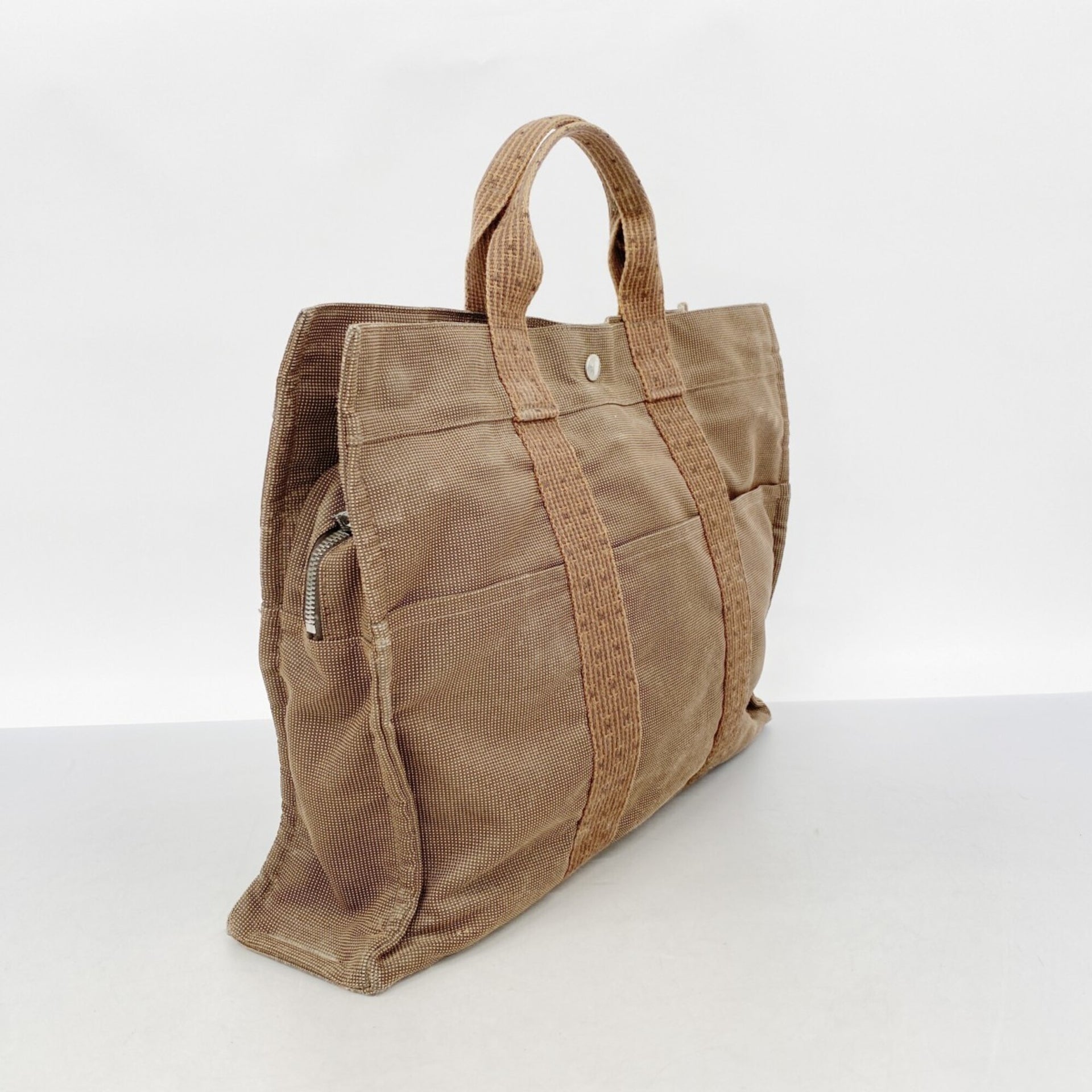 Sac cabas Hermès Herline MM en toile 2
